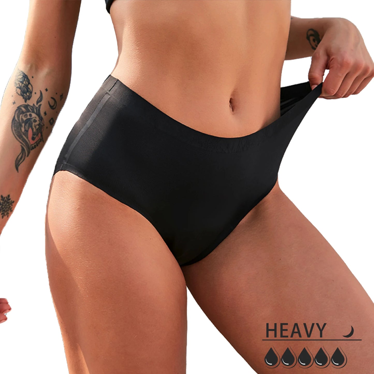 Culotte menstruelle super absorbante - flux important