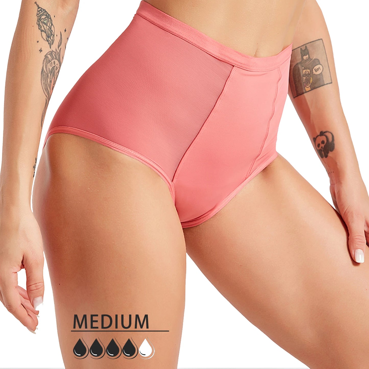 Culotte menstruelle mi-haute - flux moyen