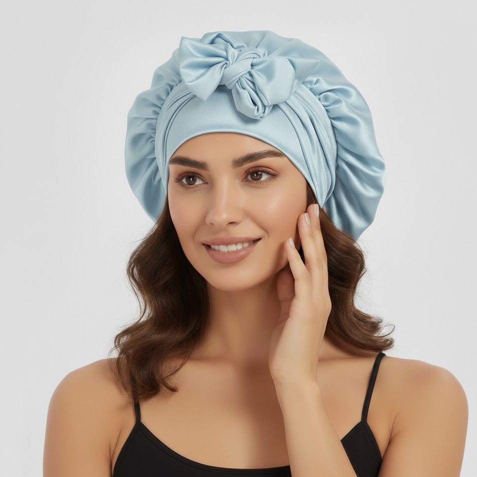 Bonnet Soie Noeud Papillon