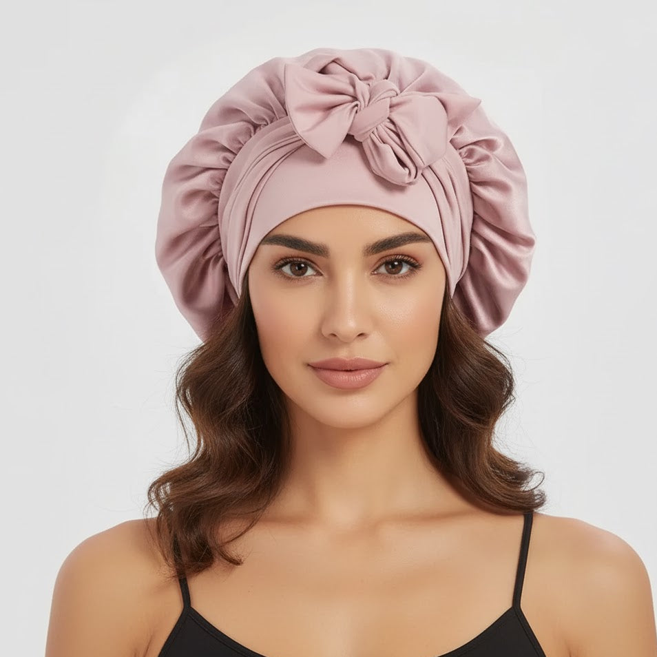 Bonnet Soie Noeud Papillon