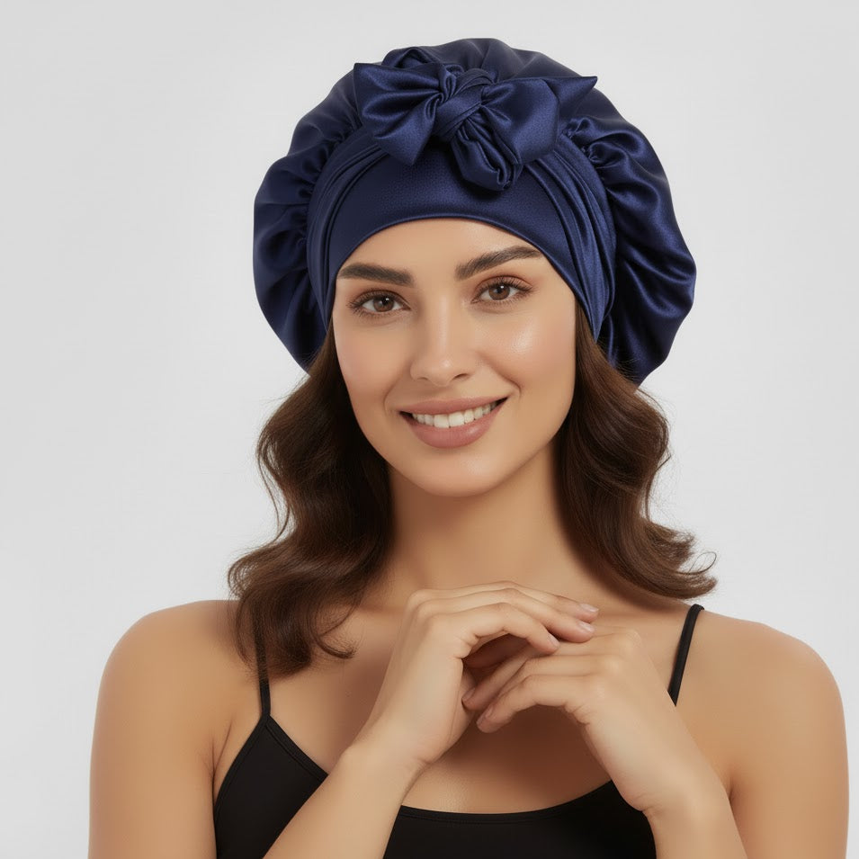 Bonnet Soie Noeud Papillon