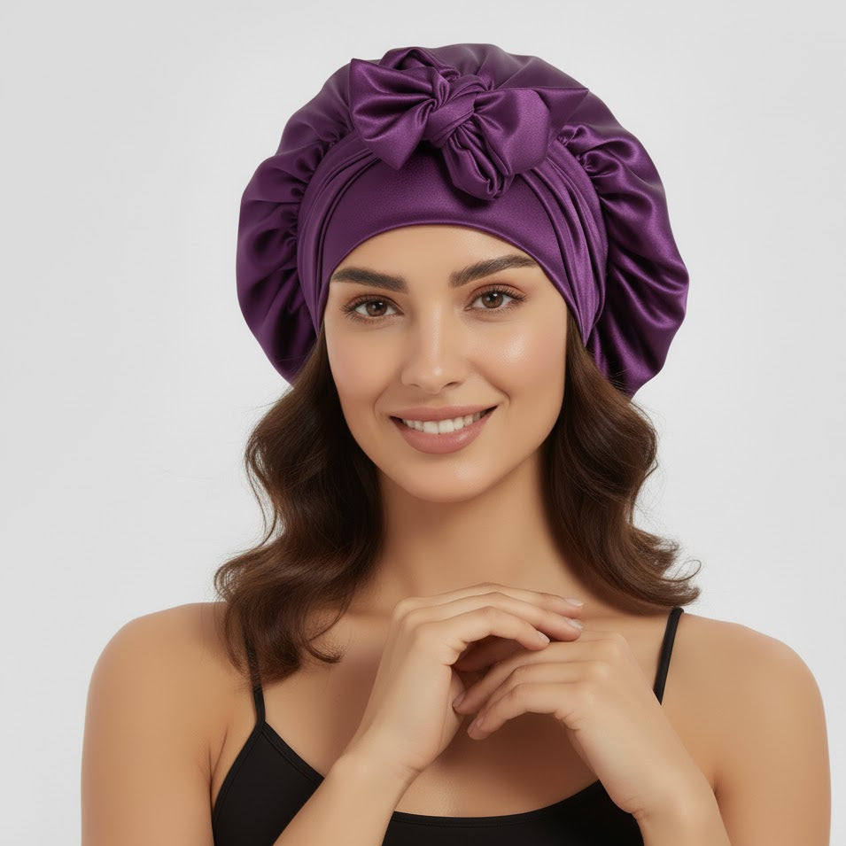 Bonnet Soie Noeud Papillon