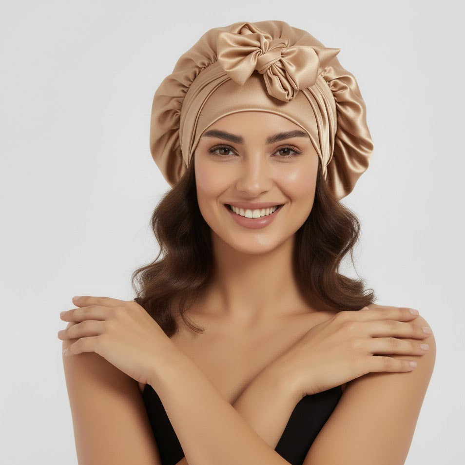 Bonnet Soie Noeud Papillon