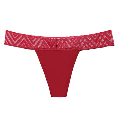 Tanga menstruel - Dentelles - flux léger