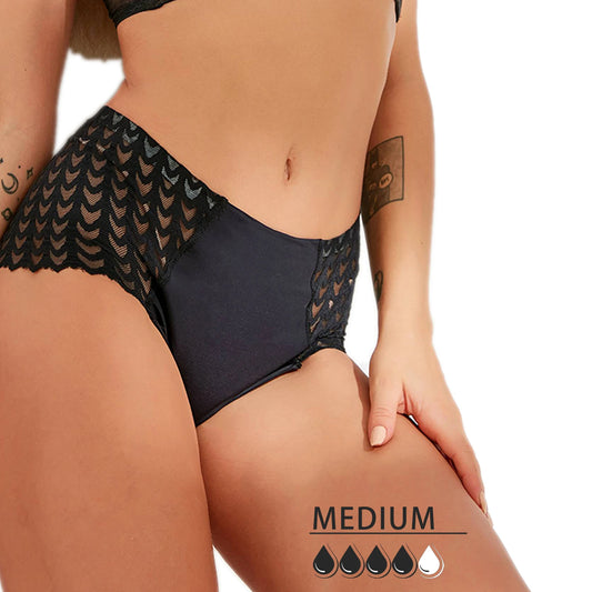 Culotte menstruelle sexy - flux moyen